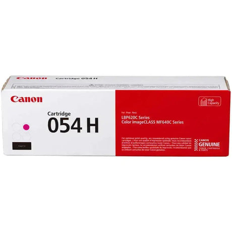 Toner Canon 054H Magenta | Para ImageCLASS MF645Cx / MF644Cdw / MF643Cdw / MF642Cdw / MF641Cw / MF640C / LBP623Cdw / LBP622Cdw / LBP621Cw / LBP620