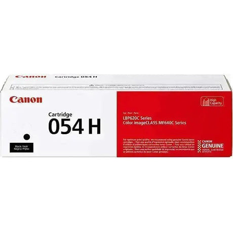 Toner Canon 054H NegroMF645Cx / MF644Cdw / MF643Cdw / MF642Cdw / MF641Cw / MF640C / LBP623Cdw / LBP622Cdw / LBP621Cw / LBP620