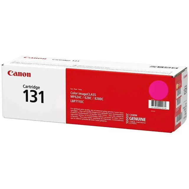 Toner Canon 131 - Magenta | Para imageCLASS MF624Cw / MF8280Cw / LBP7110Cw / MF624C