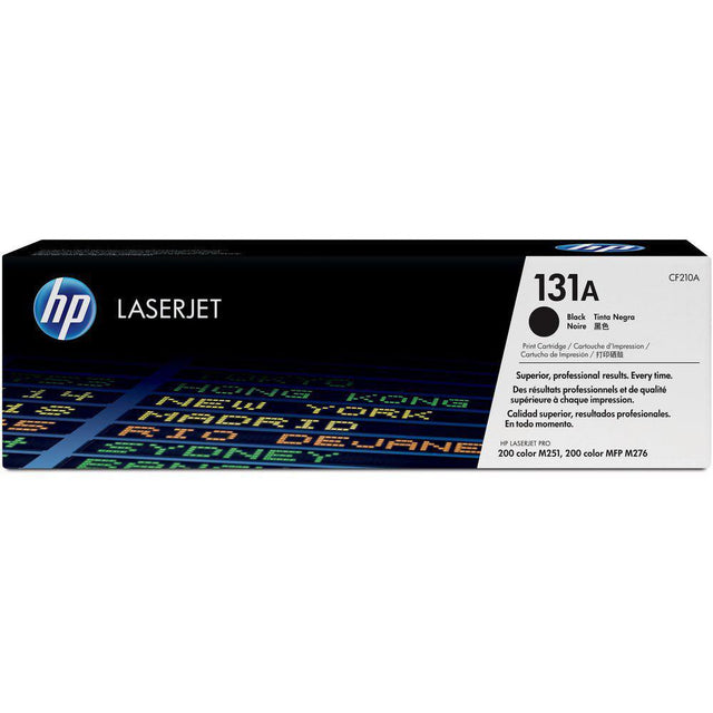 Toner Hp CF210A 131A Negro | Para LaserJet Pro M251 / M276