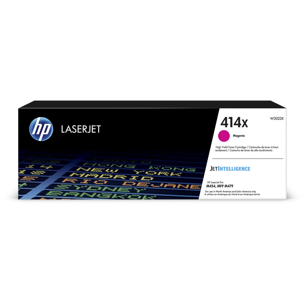 Toner Hp W2023X 414X - Magenta | Para LaserJet Pro M454 / M479