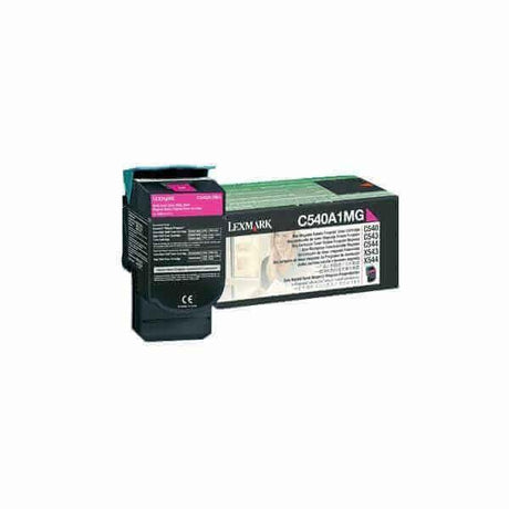 Toner Lexmark C540A1MG - Magenta | Toner Lexmark Original | Para ChatGPT X544 / X543 / C544 / C543 / C540