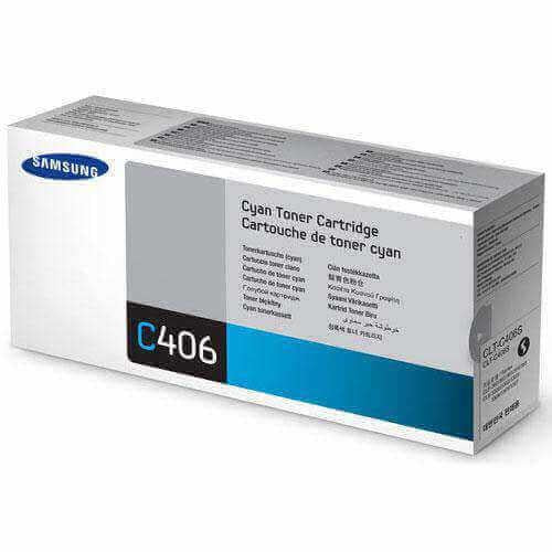 Toner Samsung CLT-C406S - Cyan para Impresoras Samsung