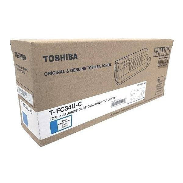 Toner Toshiba T-Fc34U-C | Para E-Studio 287CS / 287CSL / 347CS / 347CSL / 407CS