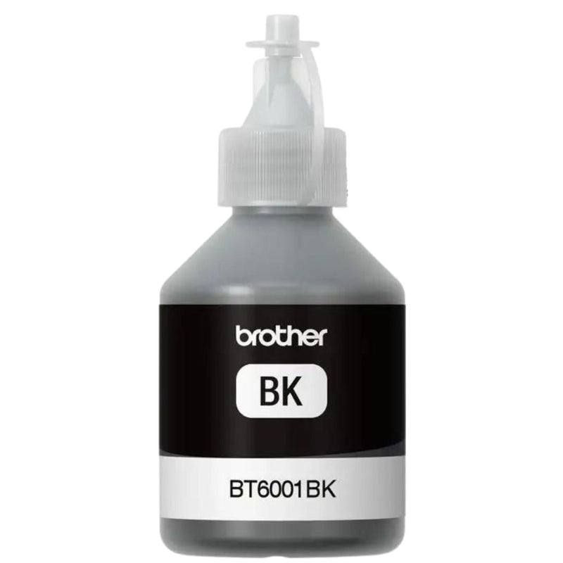 Botella de Tinta Brother BT6001BK - Negro | Para DCP-T300 / T500W / T700W / MFC-T800W | 6,000 Páginas, modelo , Tintas Brother