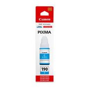 Botella de Tinta Canon GI-190 Cyan | Para Pixma G2110 / G3110 / G4100 / G4110 | 7,000 páginas, modelo , Tintas Canon