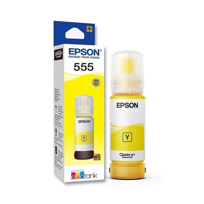 Botella de Tinta Epson T555420 - Amarilla | Ecotank L8160/L8180 | 70 ml, modelo , Tintas Epson