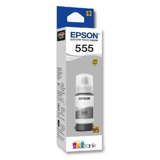 Botella de Tinta Epson T555520 - Gris | Ecotank L8160/L8180 | 70 ml, modelo , Tintas Epson