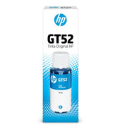 Botella de Tinta HP GT52 Cyan | Ink Tank 315/110/115/415 - DeskJet GT-5810/5820 - Smart Tank 580 / 750 | 8,000 páginas, modelo , Tintas Hp