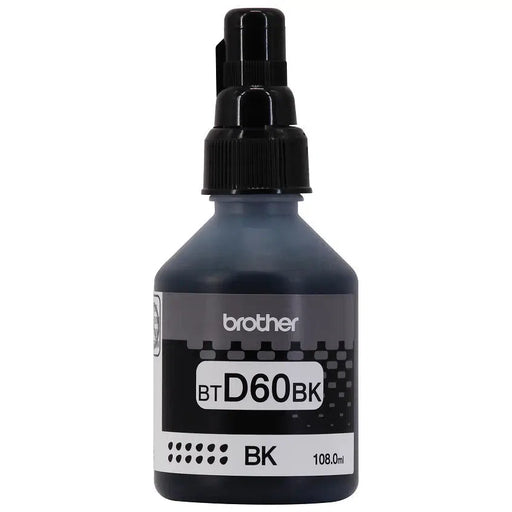 Botella de Tinta Brother BTD60BK | Para DCP-T510W / DCP-T700W / DCP-T710W / MFC-T910W / MFC-T800W / MFC-T920DW | 6,500 paginas, modelo , Tintas Brother