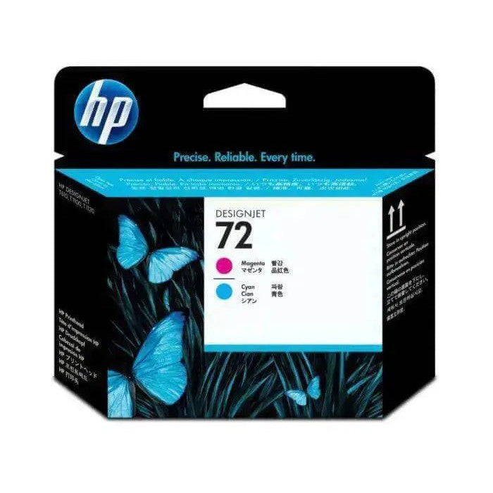 Cabezal HP C9383A - Cyan | Magenta - 72 para HP DesignJet, modelo , Tintas Hp