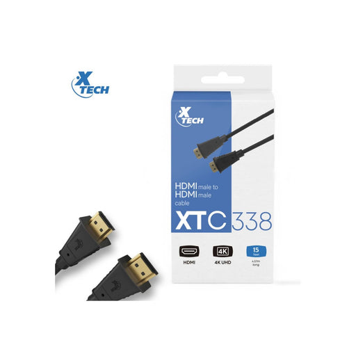 Cable con conector HDMI macho a HDMI macho Xtc-388, modelo , Cable
