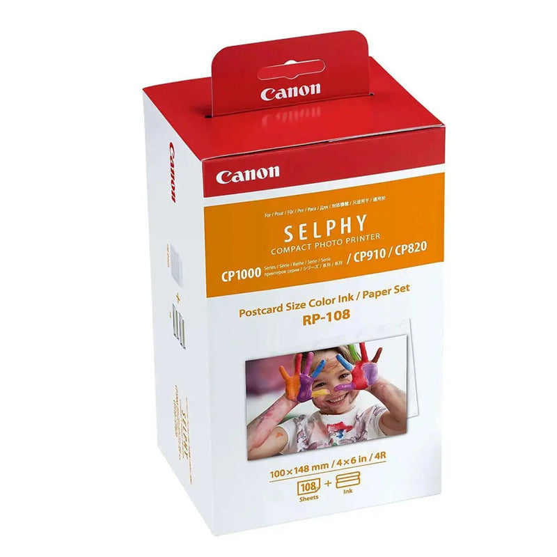 Canon RP-108: Kit de Tinta y Papel Foto de Alta Capacidad para SELPHY, modelo , Papeleria Especial
