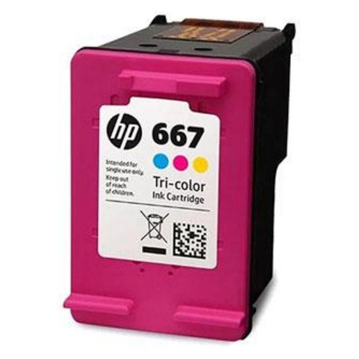 Tinta HP 667 Color Original - 3YM78AL | Deskjet Ink Advantage 2375/2775/6475/2875