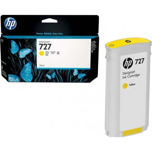 Cartucho de tinta HP Designjet 727 Amarillo de 130 ml | Para HP DesignJet T930 / T2530 / T1530, modelo , Tintas Hp