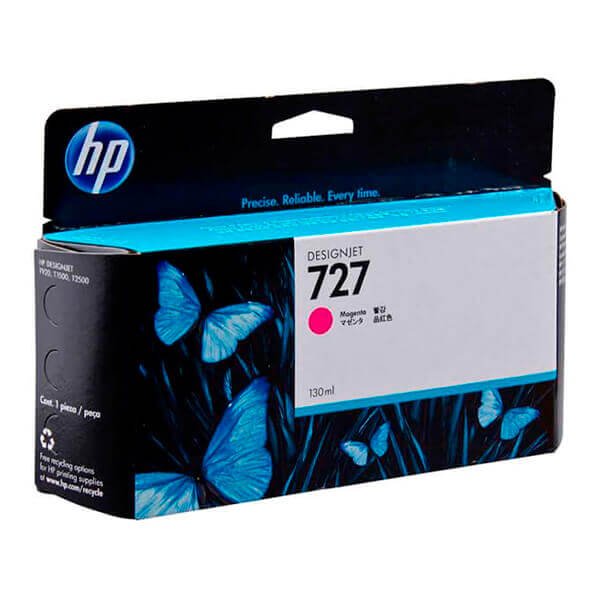 Cartucho de tinta HP Designjet 727 magenta de 130 ml | Para HP DesignJet T930 / T2530 / T1530, modelo , Tintas Hp