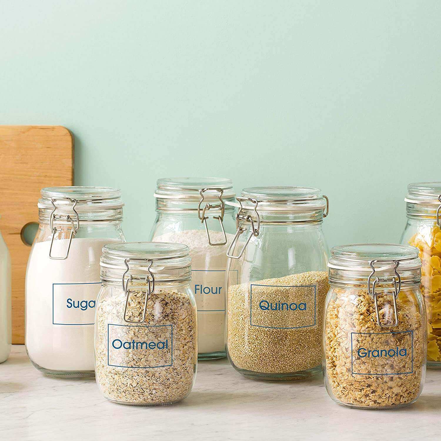 Etiqueta Avery Rectangular para impresoras Láser InkJet- Cristal Transparente Brillante, modelo , Etiquetas