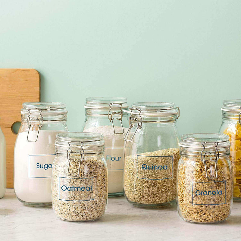 Etiqueta Avery Rectangular para impresoras Láser InkJet- Cristal Transparente Brillante, modelo , Etiquetas