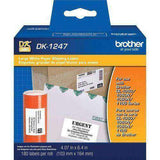 Etiqueta Brother DK-1247 - 4.07" x 6.4" - 180 etiquetas, modelo , Etiquetas