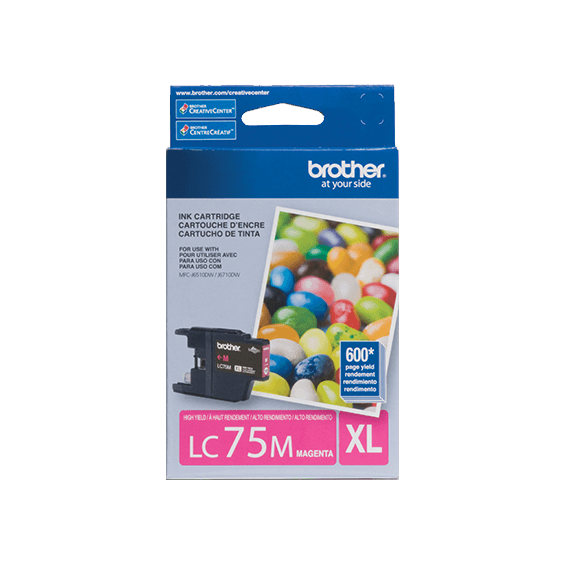 Tinta Brother LC 75 M- XL-Magenta -  LC-75M