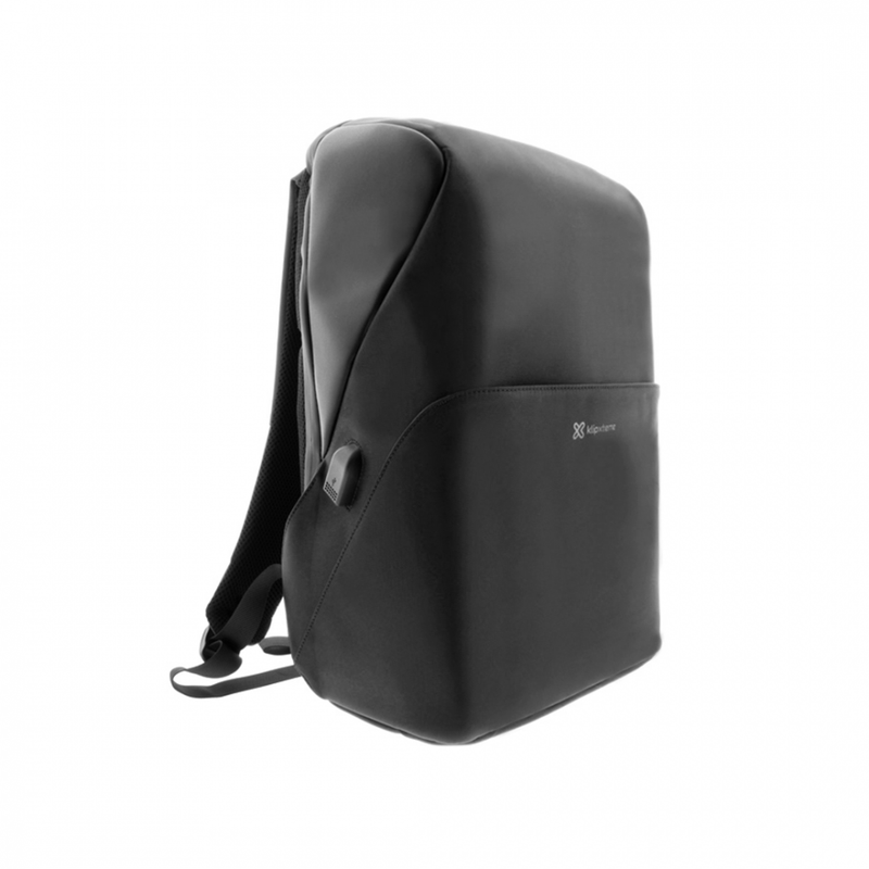 Mochila Klip Fidenza KNB-620BK Antirrobo, Puerto USB, 15.6" Negra, modelo , maletin