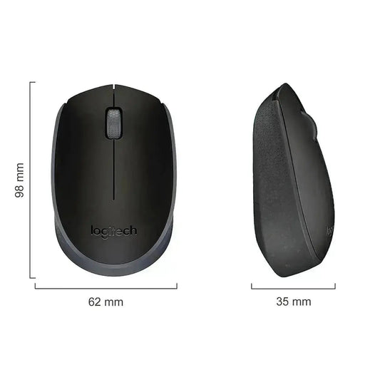 Mouse Logitech Wireless M170-910-004940 Negro, modelo , Mouse