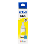 Tinta Epson T664420-AL - Yellow (664) | Ecotank L350/L355//L365/L375/L395/L475/L575/L555