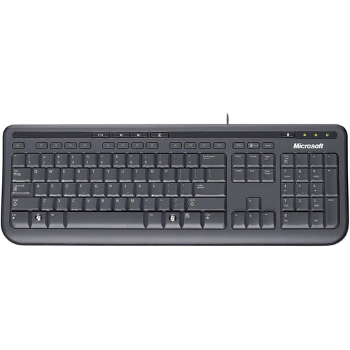 Teclado Microsoft 600, Alámbrico, USB, Negro (Español), modelo , teclado