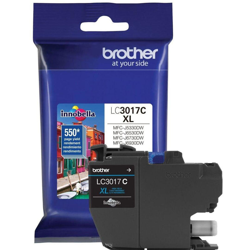 Tinta Brother Innobella LC3017C - Cyan | Para MFC-J6930DW / MFC-J6530DW / MFC-J5330DW / MFC-J6730DW | 550 Páginas, modelo , Tintas Brother