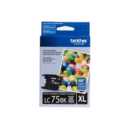 Tinta Brother LC 75 BK- XL-Negro | Para MFC-J425W / MFC-J430W / MFC-J625DW / MFC-J835DW, modelo , Tintas Brother