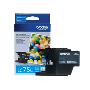 Tinta Brother LC 75 C- XL-Cyan | Para MFC-J425W / MFC-J430W / MFC-J625DW / MFC-J835DW, modelo , Tintas Brother