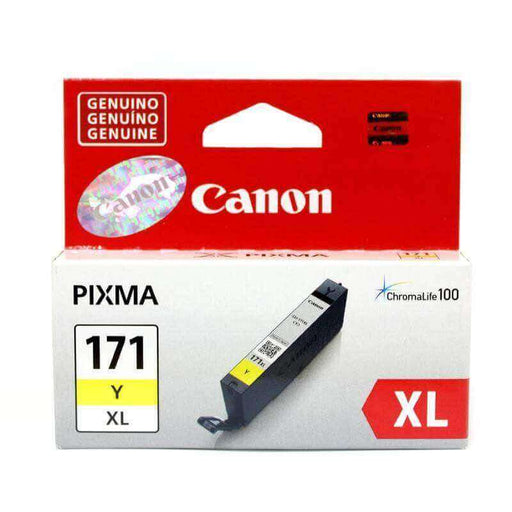Tinta Canon CLI-171XL Yellow | Para Canon Pixma MG5710 / MG6810 / MG7710 / TS5010 / TS6010, modelo , Tintas Canon
