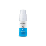 Tinta Canon GI-10C Cyan | Para Pixma G5010 / G6010 / G7010 / GM2010 / GM4010 | 7,700 páginas, modelo , Tintas Canon