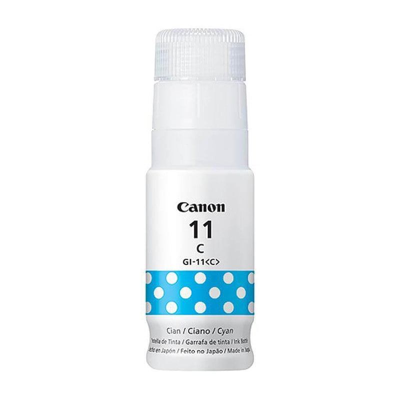 Tinta Canon GI-11 Cyan | Para Pixma G2160 / G3160 / G3170 / G4170 | 7,700 páginas, modelo , Tintas Canon