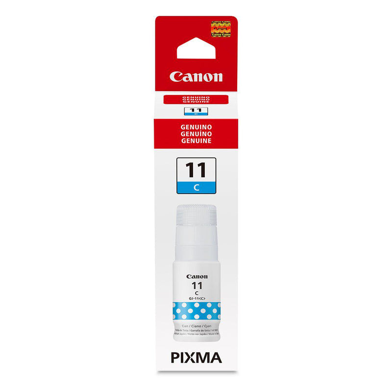 Tinta Canon GI-11 Cyan | Para Pixma G2160 / G3160 / G3170 / G4170 | 7,700 páginas, modelo , Tintas Canon