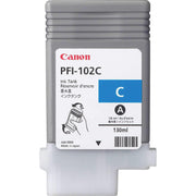Tinta Canon PFI-102C-Cyan | Para imagePROGRAF IPF500 / IPF600 / IPF700 / IPF710 / IPF720 / IPF750 / IPF755 / IPF760 / IPF765, modelo , Tinta Canon Ploter