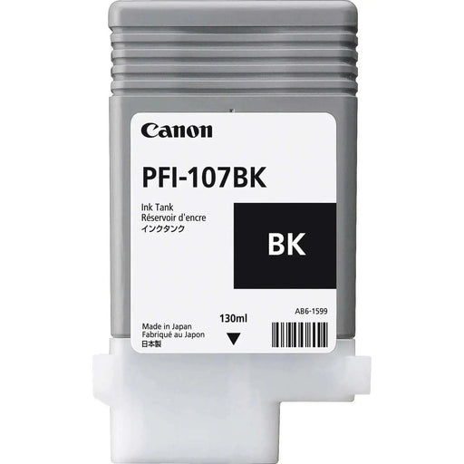 Tinta Canon Pfi-107Bk Black Ink Cartridge | Para imagePROGRAF iPF680 / iPF685 / iPF785 / iPF670 / iPF770 / iPF780, modelo , Tinta Canon Ploter