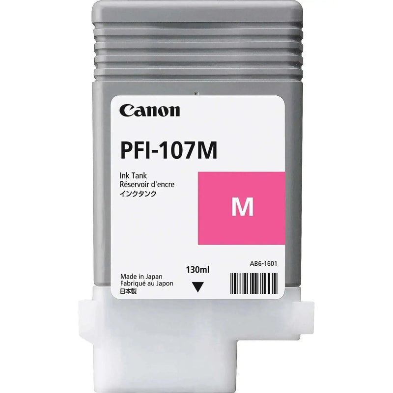 Tinta Canon PFI-107M MAGENTA Ink Cartridge | Para imagePROGRAF iPF680 / iPF685 / iPF785 / iPF670 / iPF770 / iPF780, modelo , Tinta Canon Ploter