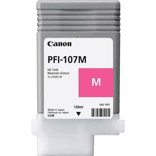 Tinta Canon PFI-107M MAGENTA Ink Cartridge | Para imagePROGRAF iPF680 / iPF685 / iPF785 / iPF670 / iPF770 / iPF780, modelo , Tinta Canon Ploter