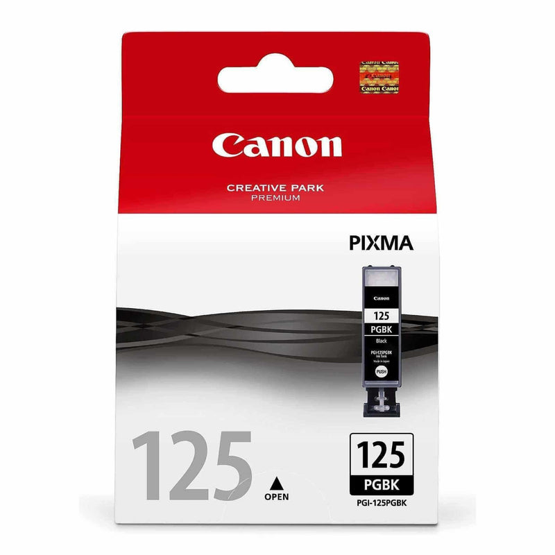 Tinta Canon PGI-125BK Negro | Para PIXMA iP4810 / iP4910 / iX6510 / MG5210 / MG5310 / MG6110 / MG6210, modelo , Tintas Canon