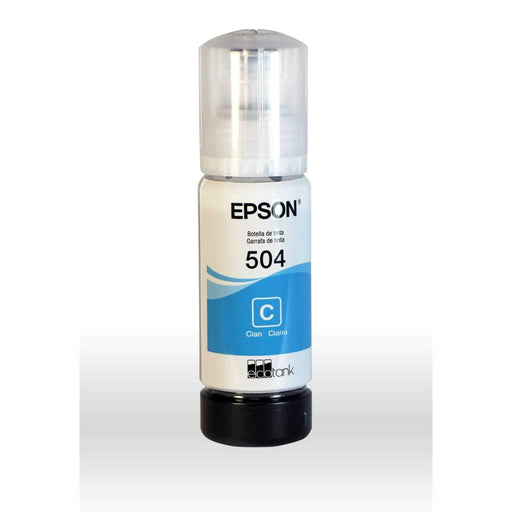 Tinta Epson T504220-AL -Cyan | Ecotank L4150/L4160/L4260/L6171/L6270/L14150 | 6,000 Páginas, modelo , Tintas Epson