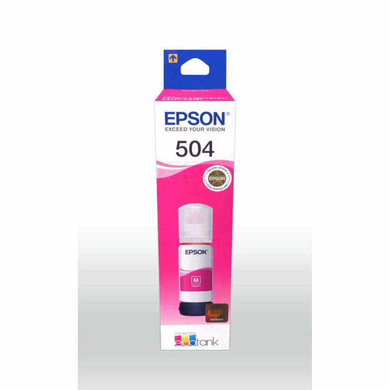 Tinta Epson T504320-AL -Magenta | Ecotank L4150/L4160/L4260/L6171/L6270/L14150 | 6,000 Páginas, modelo , Tintas Epson