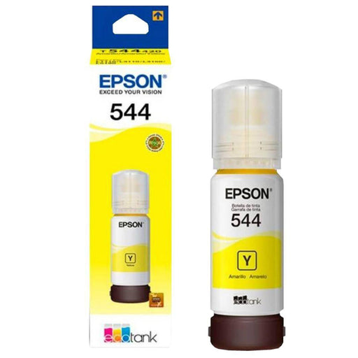 Tinta Epson T544420 - Amarillo | Epson 544 | Ecotank L1250/L3160/L3210/L3250/L5290/l5590 | 7,500 Páginas, modelo , Tintas Epson
