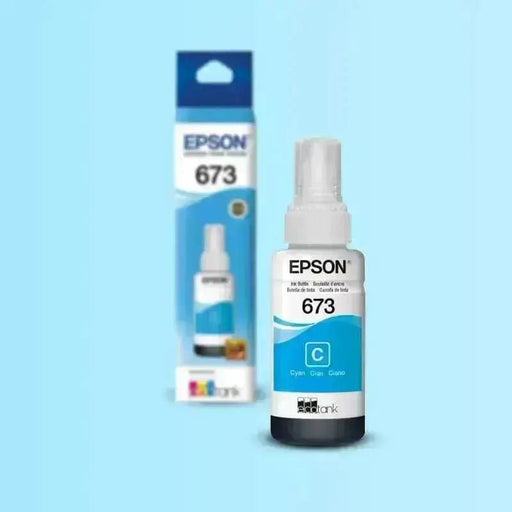 Tinta Epson T673220-AL Cyan | Epson EcoTank L1800/ L800/ L805/ L810/ L850, modelo , Tintas Epson