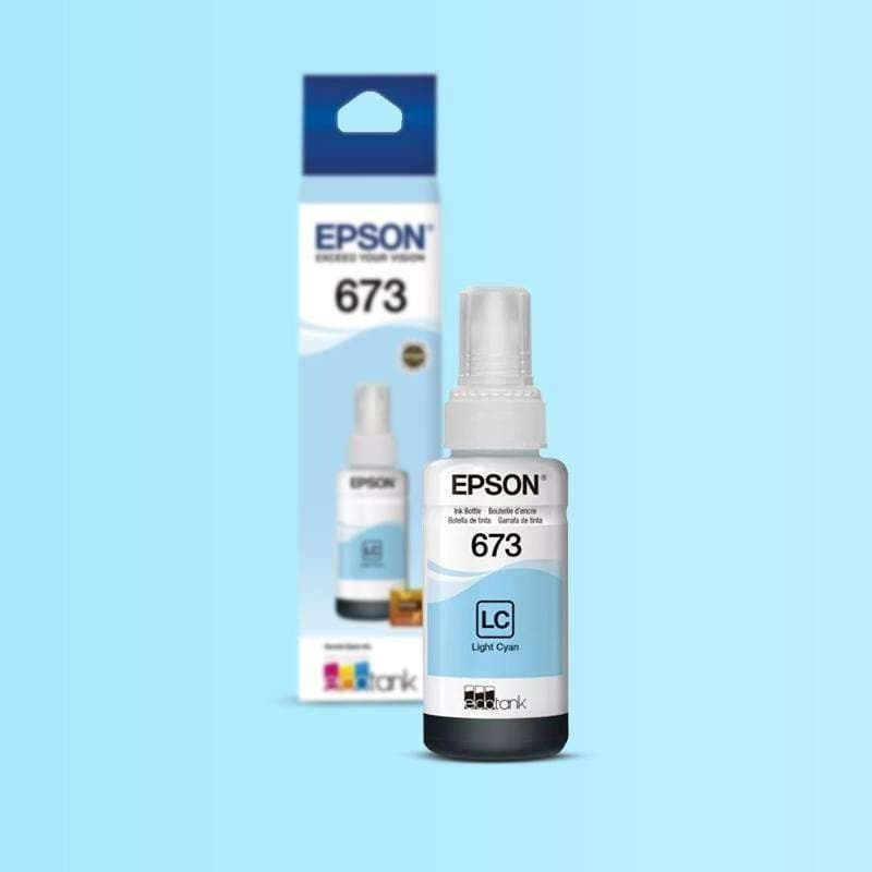 Tinta Epson T673520-AL Light Cyan | Epson EcoTank L1800/ L800/ L805/ L810/ L850, modelo , tinta