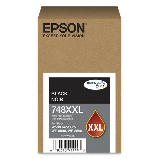 Tinta Epson - T748XXL120 - 748XXL Negro | WorkForce Pro WF-6090/WF-6590, modelo , Tintas Epson
