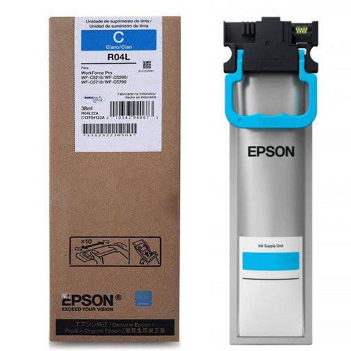 Tinta Epson T941220-AL Cyan | WorkForce WF-C5210/WF-C5290/WF-C5710/WF-C5790 | 5,000 Páginas, modelo , Tintas Epson