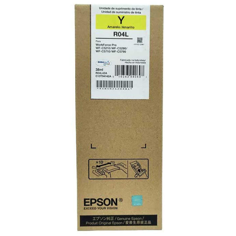 Tinta Epson T941420-AL Yellow | WorkForce WF-C5210/WF-C5290/WF-C5710/WF-C5790 | 5,000 Páginas, modelo , Tintas Epson