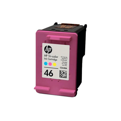 Tinta HP 46 Color - CZ638AL | DeskJet Ink Adv 2529/4729/5738/5739 | 750 páginas, modelo , Tintas Hp