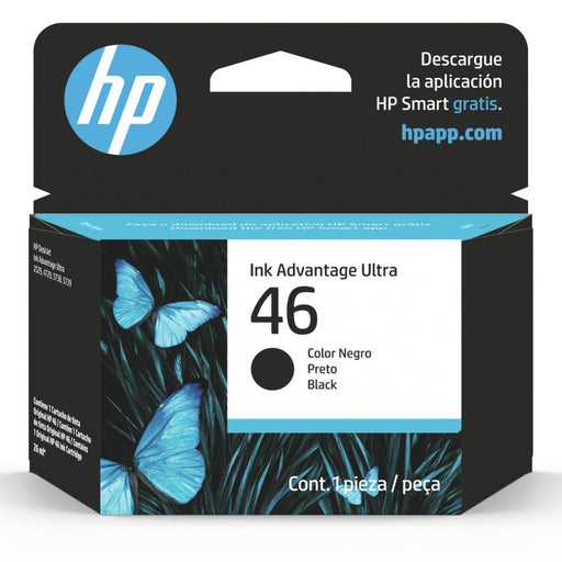 Tinta HP 46 Negra - CZ637AL | DeskJet Ink Adv 2529/4729/5738/5739 | 1,500 páginas, modelo , Tintas Hp